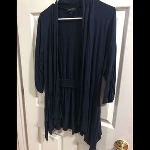 AB studio navy blue cardigan